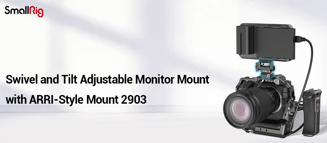 SmallRig 2903B Swivel and Tilt Adjustable Monitor Mount with ARRI-Style Mount