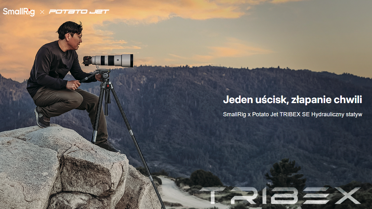 Statyw SmallRig 5305 x Potato Jet TRIBEX SE Hydraulic Tripod