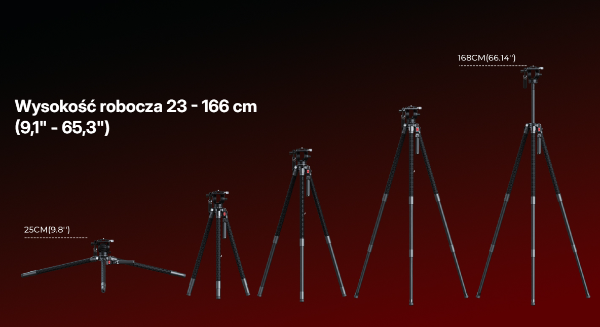 Statyw SmallRig 5305 x Potato Jet TRIBEX SE Hydraulic Tripod