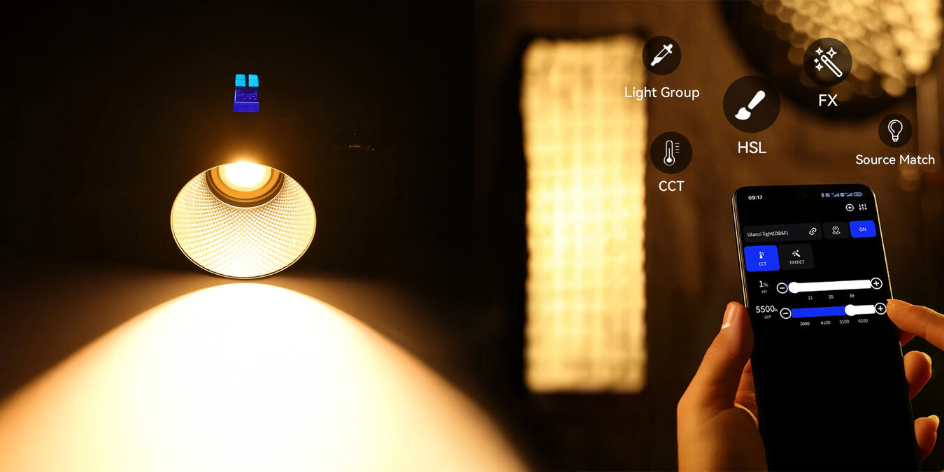 Lampa LED Ulanzi 200W - WB (2500 K - 6500 K)