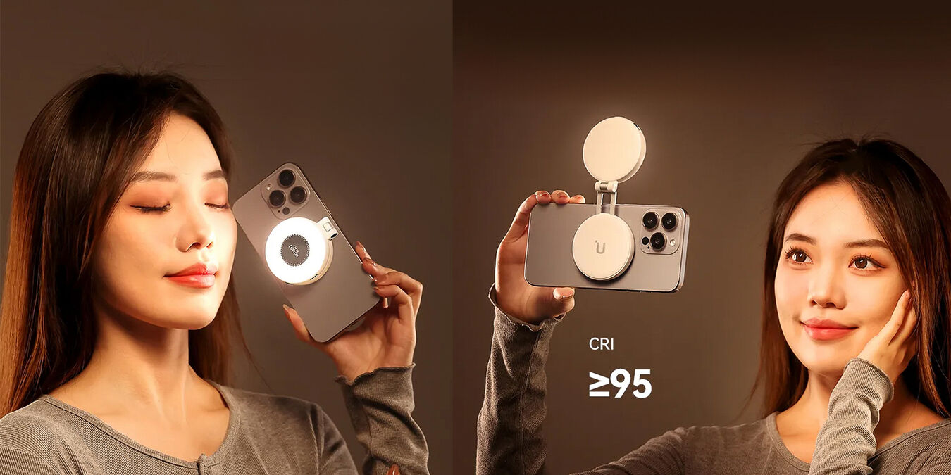 Lampa LED Ulanzi LM19 Magsafe - WB (2500 K - 8500 K) - biała