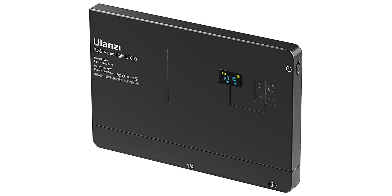 Lampa LED Ulanzi LT003 - RGB, WB (2500 K - 9000 K)