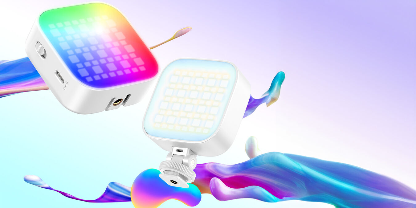 Lampa LED Ulanzi U60 - RGB - WB (2500 K - 9000 K) - biała