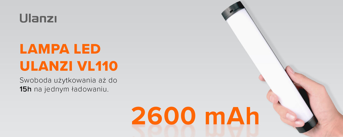 Lampa LED Ulanzi VL110 - RGB, WB (2500 K - 9000 K)