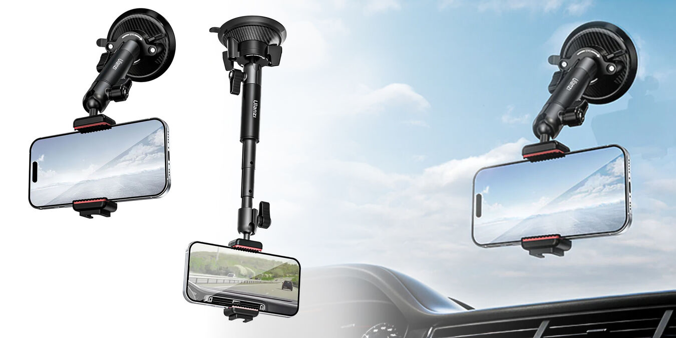 Przyssawka Ulanzi ZJ01 z ramieniem teleskopowym