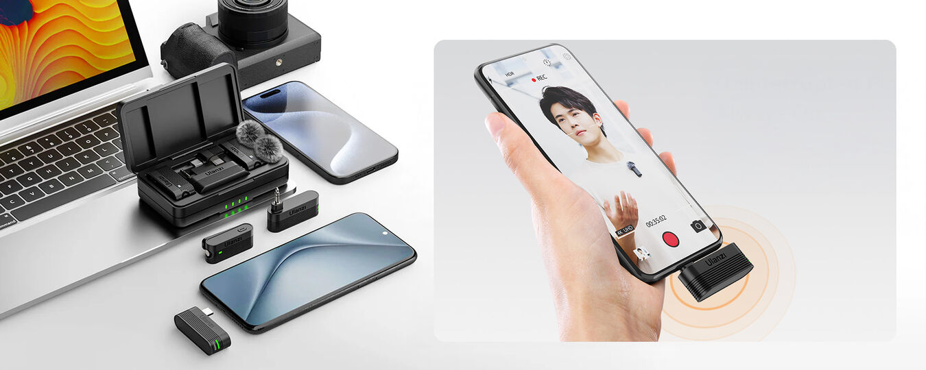 Zestaw do bezprzewodowej transmisji dźwięku Ulanzi A100 - USB-C