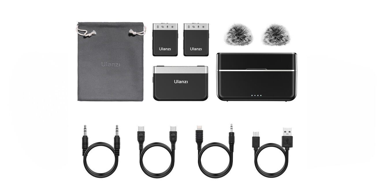 Bezprzewodowy zestaw mikrofonowy Ulanzi U-Mic AM18