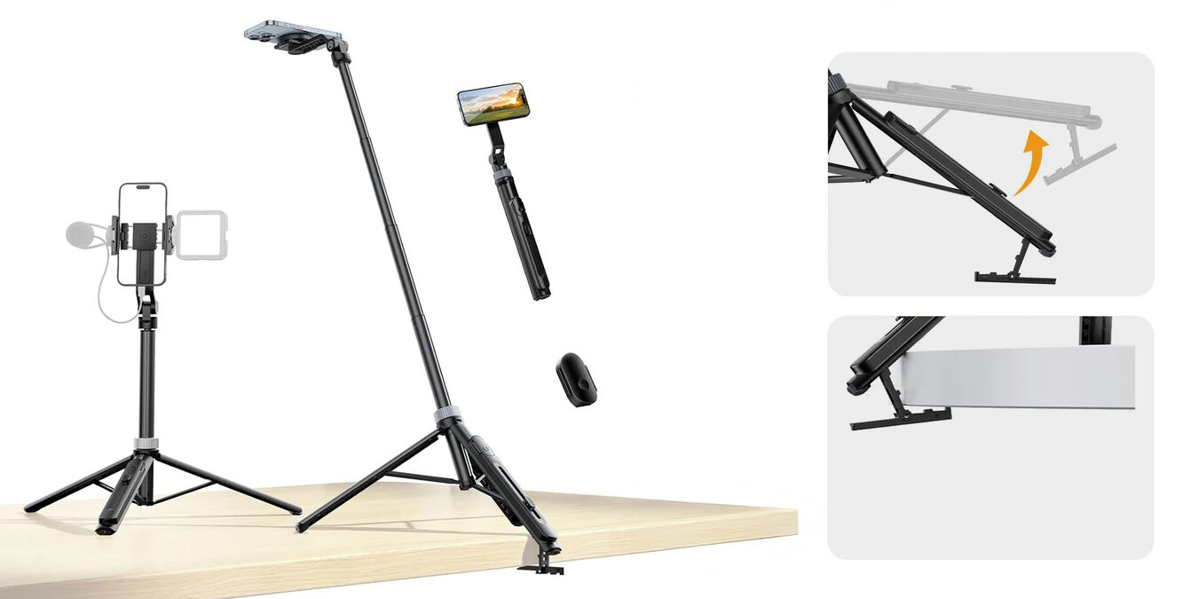 Selfie stick Ulanzi TT88 - czarny