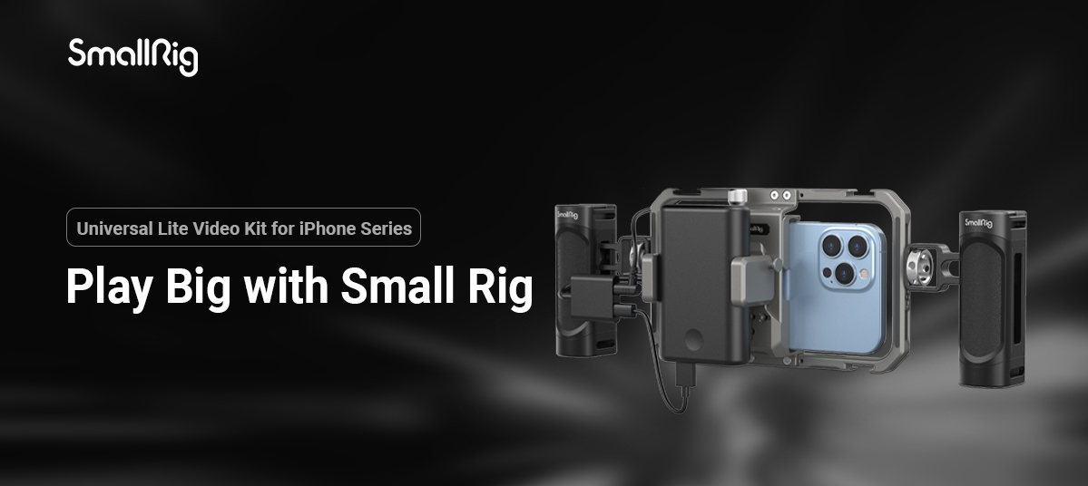SmallRig 3611 Universal Lite Video Kit do iPhone - klatka do smartfona