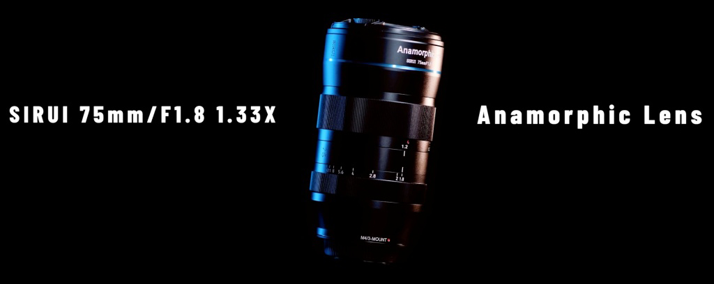 Obiektyw Sirui 75mm f/1.8 1,33X Anamorphic (Canon EF-M) - PROMOCJA