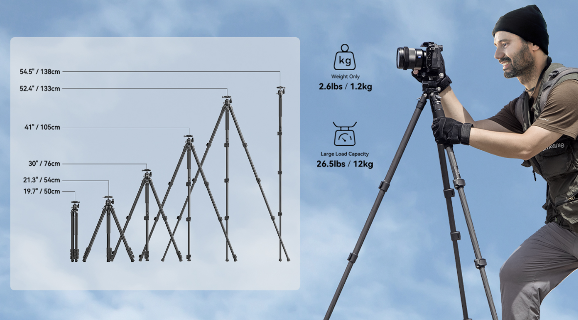 Statyw SmallRig 4060 Carbon Fiber Tripod Kit AP-10