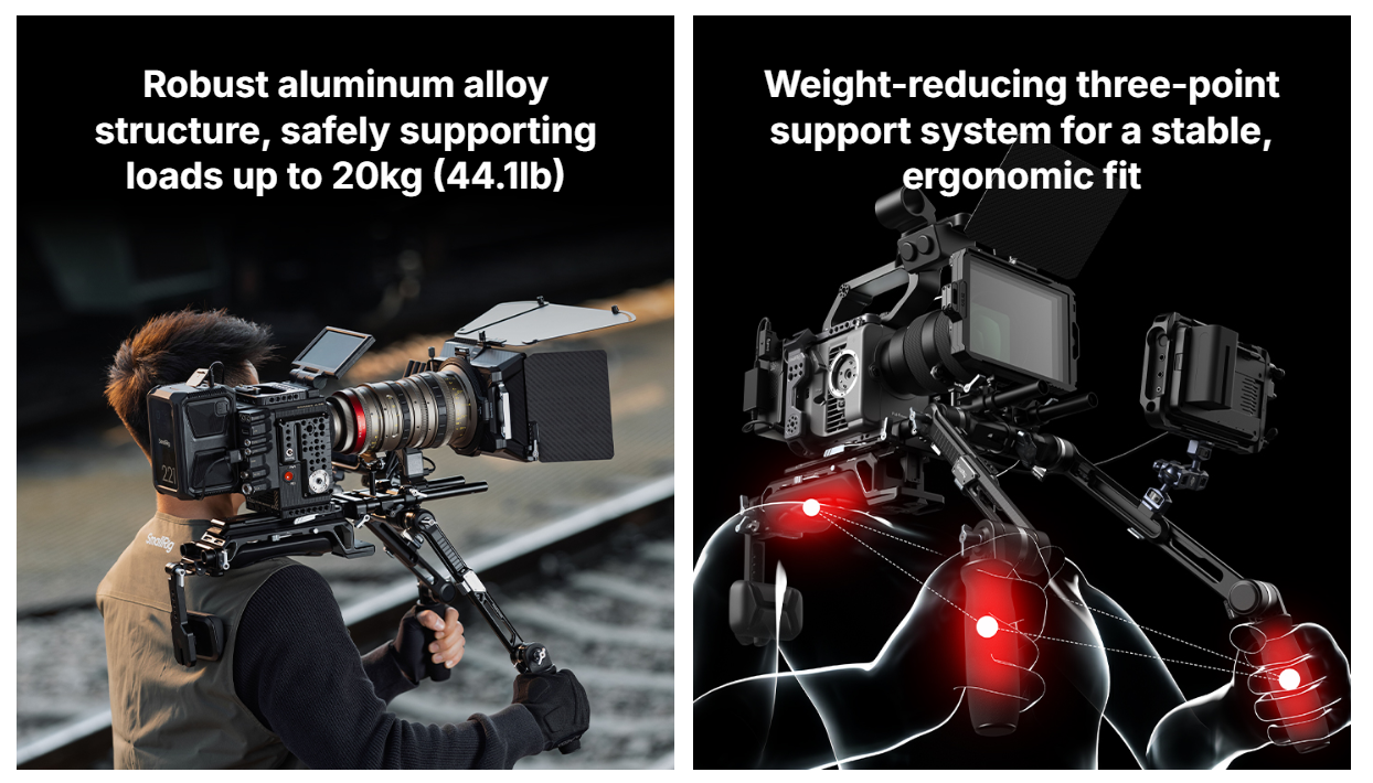 SmallRig 5199 HawkLock VCT-14 Type Shoulder Rig (SR009)