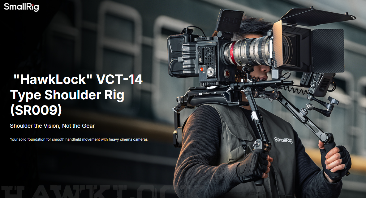 SmallRig 5199 HawkLock VCT-14 Type Shoulder Rig (SR009)