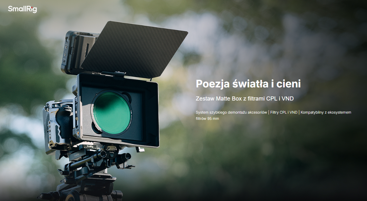 SmallRig 5011 Matte Box Kit With CPL & VND Filters