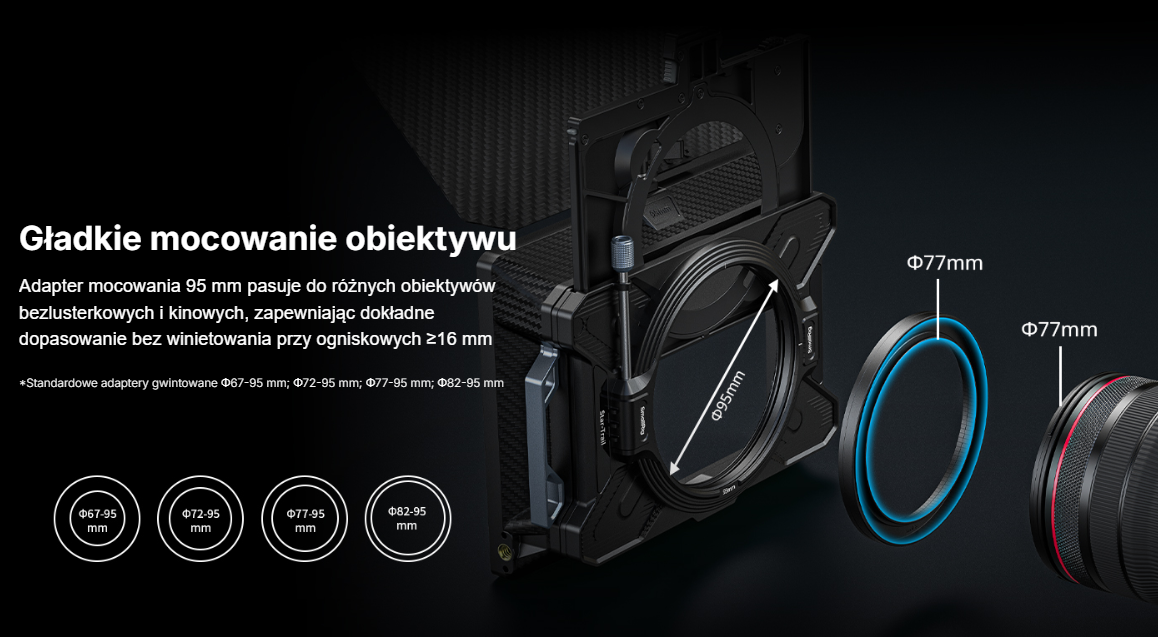 SmallRig 5011 Matte Box Kit With CPL & VND Filters