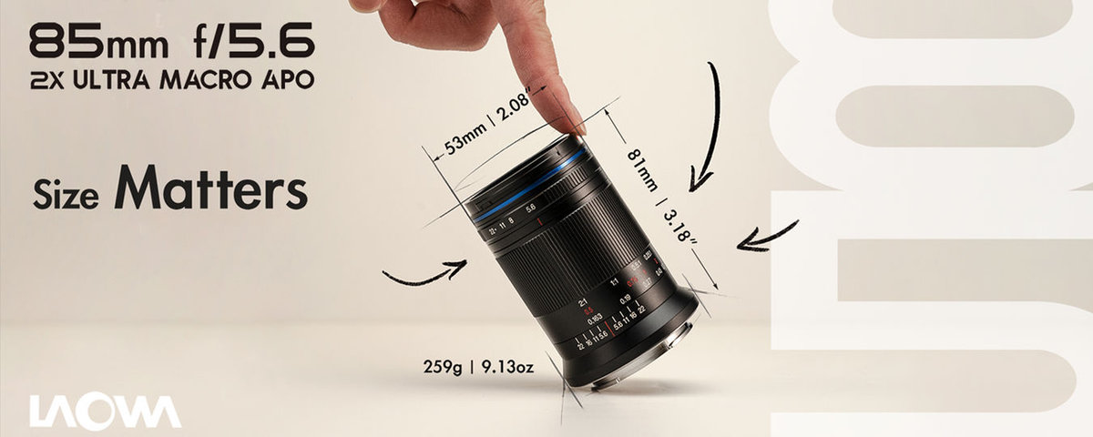 Obiektyw Laowa 85mm f/5,6 Ultra Makro 2x APO - Nikon Z - pełna klatka
