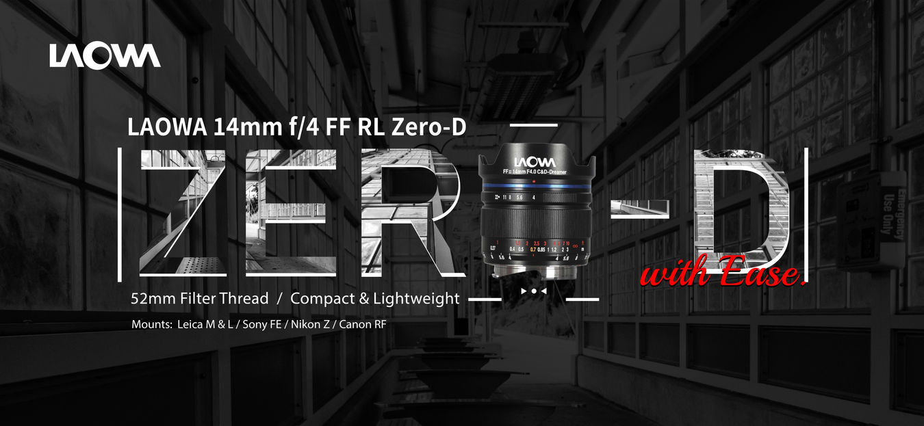 Obiektyw Laowa 14 mm f/4,0 FF RL Zero-D - mocowanie Canon RF