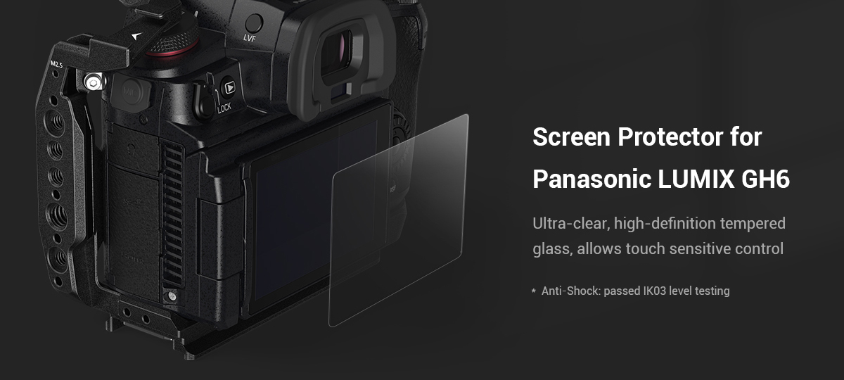 SmallRig 3461 Screen Protector do Panasonic Lumix GH6 - szybka ochronna na wyświetlacz