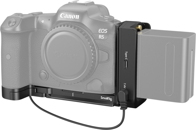 L-Bracket SmallRig 3768 Power Supply Kit do Canon EOS R5/R5 C & R6