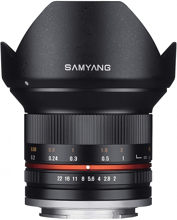 Obiektyw Samyang 12mm f/2,0 NCS CS czarny (Sony E)
