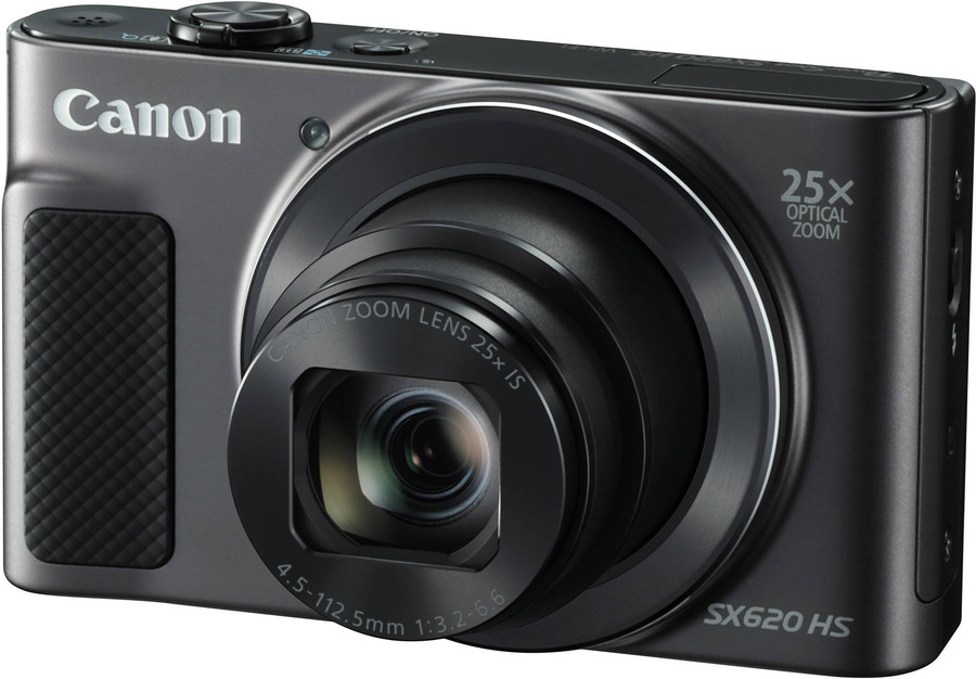 Aparat Canon PowerShot SX620 HS Essentials Kit (czarny) - zestaw z futerałem i kartą 16GB (1072C020)