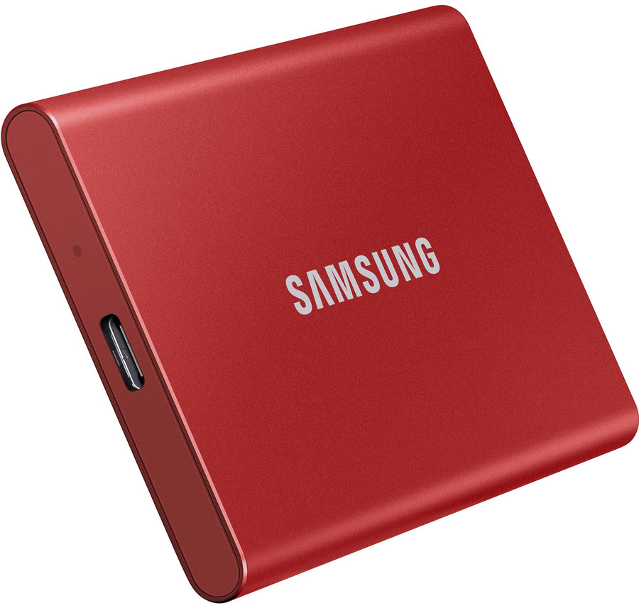Dysk SSD Samsung T7 2TB USB 3.2 Gen.2 czerwony (MU-PC2T0R/WW)