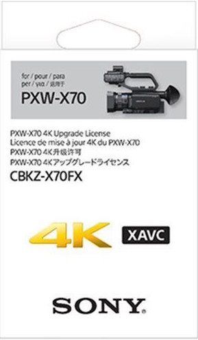 CBKZ-X70FX licencja 4K do kamery SonyPXW-X70