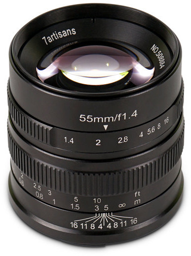 Obiektyw 7Artisans 55mm f/1,4 - mocowanie Fujifilm X