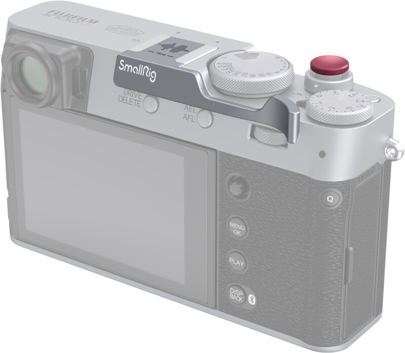 SmallRig 4566 uchwyt pod kciuk dlaFujifilm X100VI srebrny