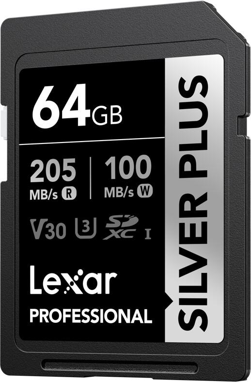 Karta pamięci Lexar SDXC 64GB 1066x (205MB/s) Sliver Plus Professional