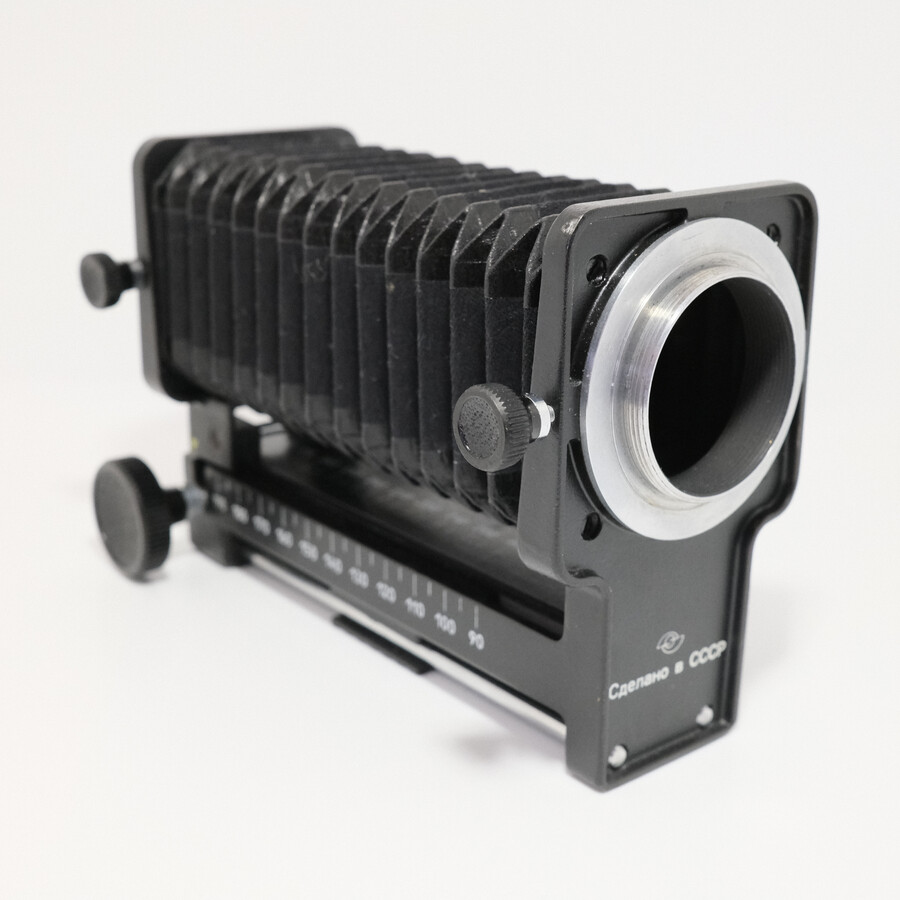 Mieszek fotograficzny na szynie 15 cm 2 x mocowanie M42 (Używany)