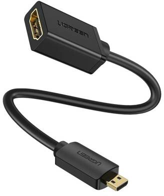 Adapter UGREEN 20134 Micro HDMI do HDMI 20cm (czarny)