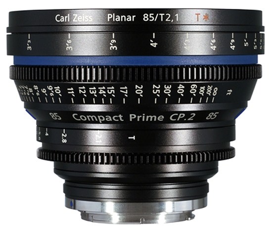Obiektyw Carl Zeiss Compact Prime CP.2 85mm/T2.1 T* (ARRI, RED; PL - skala metryczna)