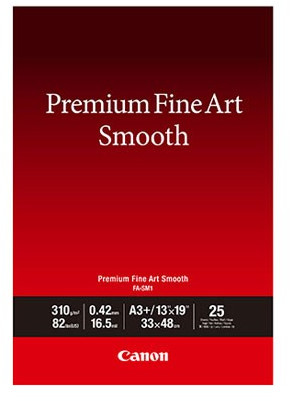 Papier Canon FA-SM1 Premium Fine Art Smooth 310g A3+/25