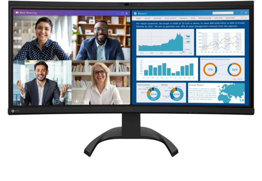 Monitor EIZO FlexScan EV3450XC-BK [Premium Partner] - Black Friday 2024