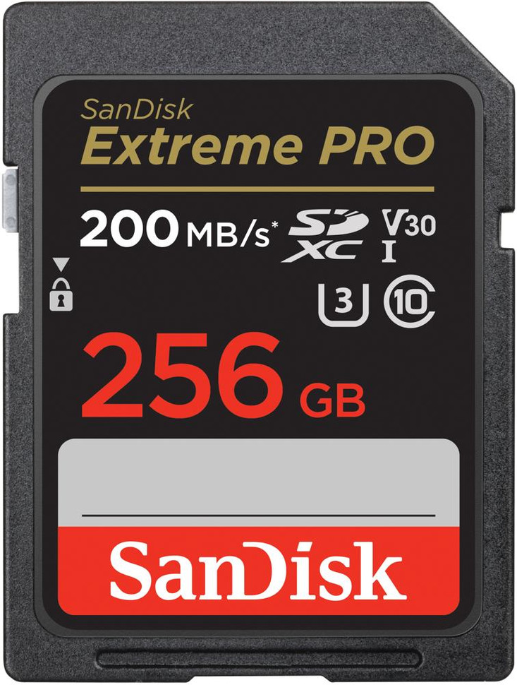 Karta pamięci SanDisk SDXC Extreme Pro 256GB (200MB/s) V30 UHS-I U3/SDSDXXD-256G-GN4IN | Wietrzenie magazynu!