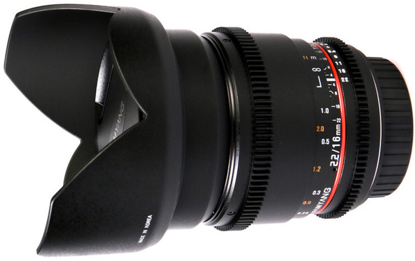 Obiektyw Samyang 16mm T2.2 ED AS UMC CS VDSLR (Canon M)