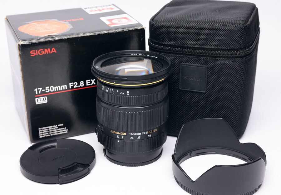 Obiektyw Sigma 17-50mm f/2,8 EX DC HSM (Sony A) - sn:14108083 - Komis