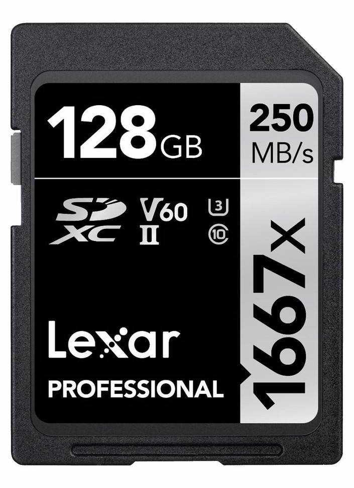 Karta pamięci Lexar SDXC 128GB 1667x (250MB/s) Professional