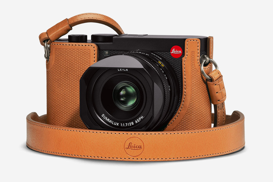 Pokrowiec skórzany Leica Protector + pasek dla LEICA Q2