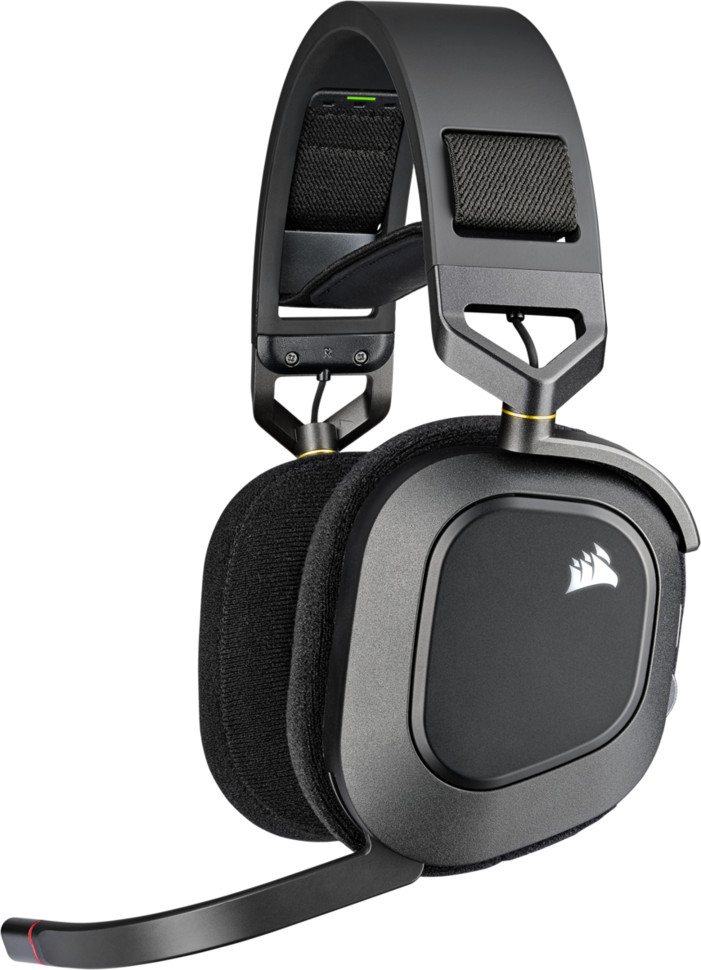 Słuchawki bezprzewodowe Corsair HS80 RGB Wireless Carbon (CA-9011235-EU)