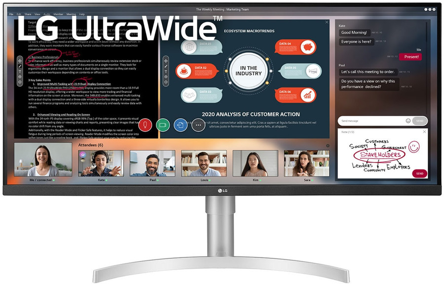 Monitor LG UltraWide™ 34WN650-W (2560x1080)