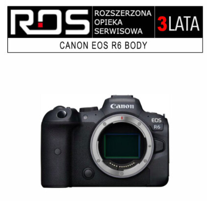 Rozszerzona Opieka Serwisowa Canon dla aparatu EOS R6 mark II na 3 lata