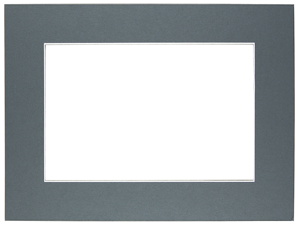 Passepartout 40x50 cm (30x40) ciemno-szare