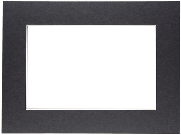 Passepartout 40x50 cm (30x40) czarne