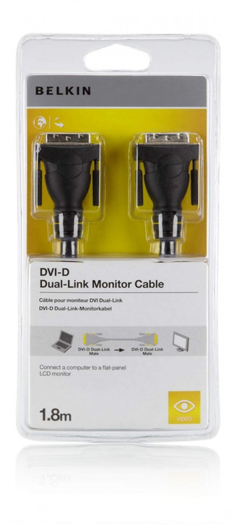 Kabel Belkin DVI-D M/M Dual-Link 3m - MIAAAŁo być TANIO!