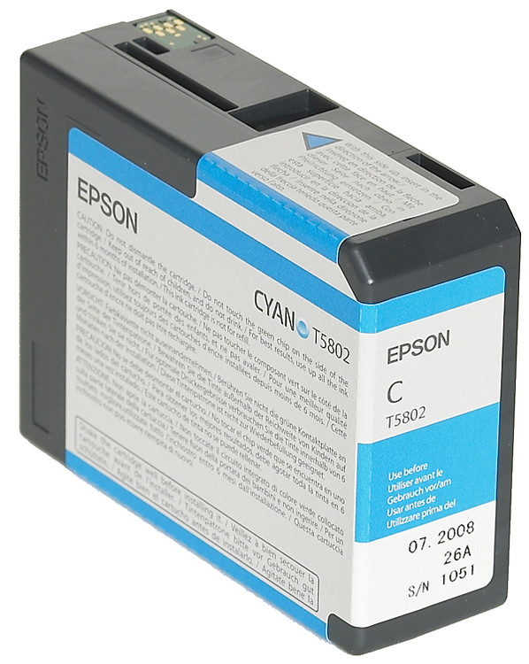 Tusz Epson T5802 Cyan do Stylus Pro 3800/3880 (ostatnia sztuka)
