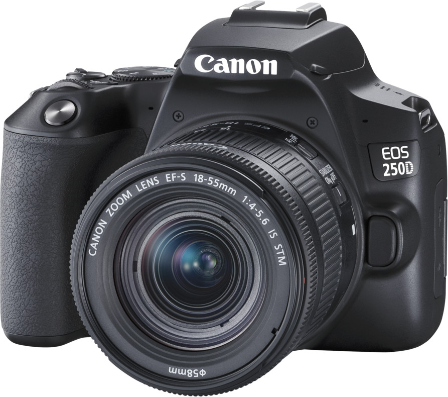 Lustrzanka Canon EOS 250D + EF-S 18-55mm f/4-5.6 IS STM (czarny)