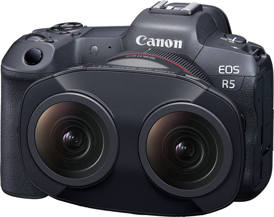 Bezlusterkowiec Canon EOS R5 + Canon RF 5.2mm f/2.8 L Dual Fisheye  - Rabat 1500zł wpisując KOD C1500