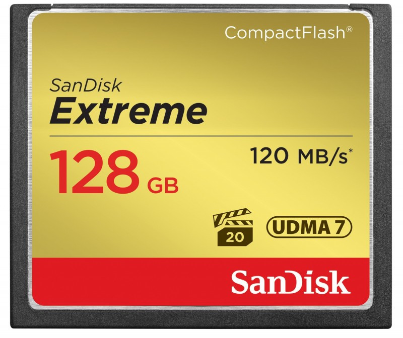 Karta pamięci SanDisk CompactFlash Extreme 128GB (120MB/s)